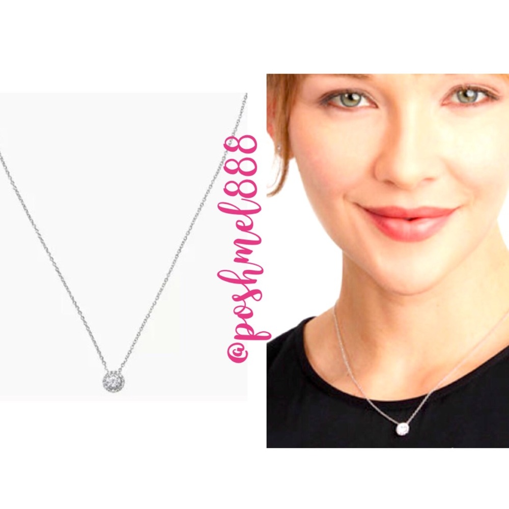 :: Stella & Dot | Shimmering Silver CZ Duchess Necklace - Retired - Picture 12 of 12